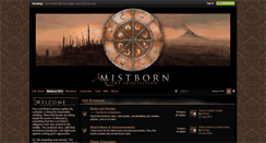 Desktop Screenshot of mistbornrpg.17thshard.com